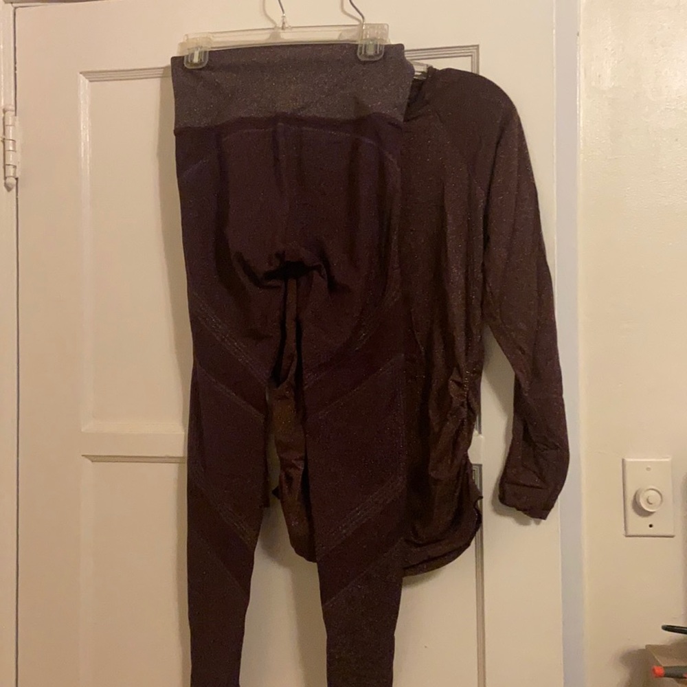 Athleta Purple workout set